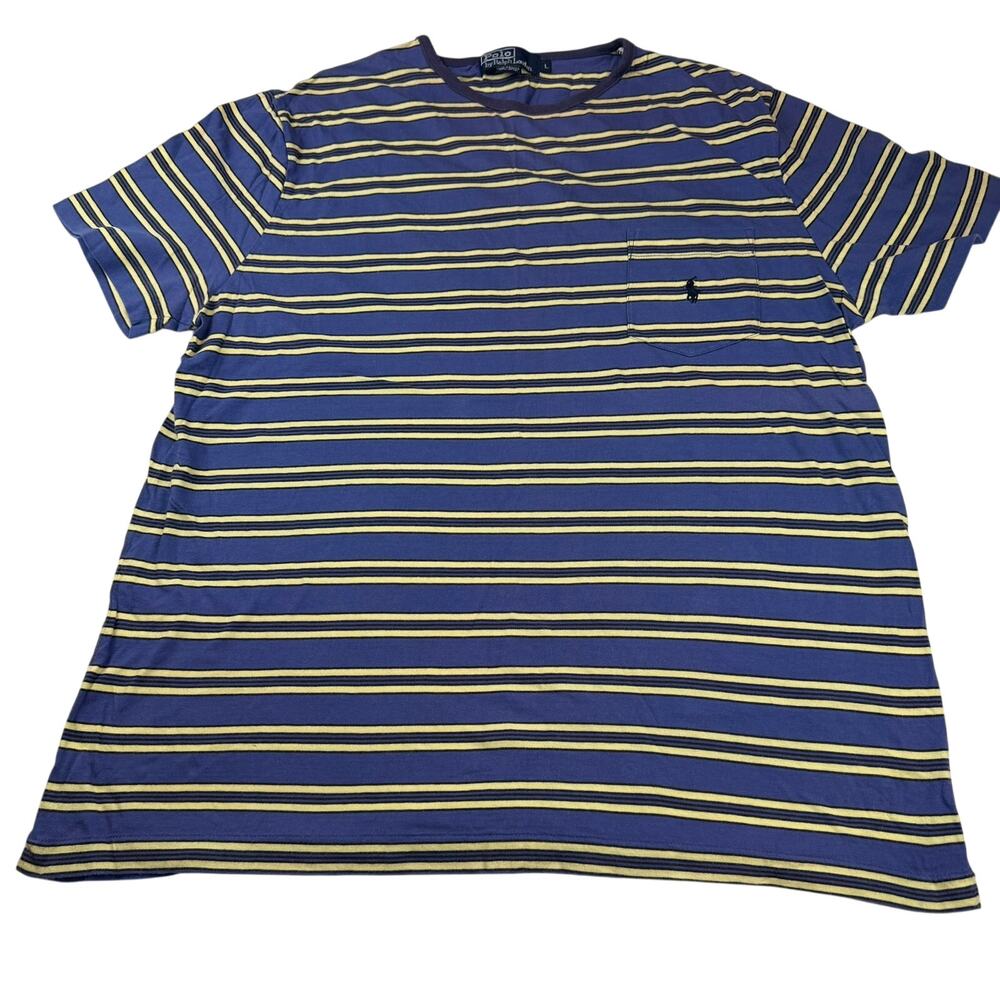 Polo Ralph Lauren Striped Pocket T-Shirt Size L